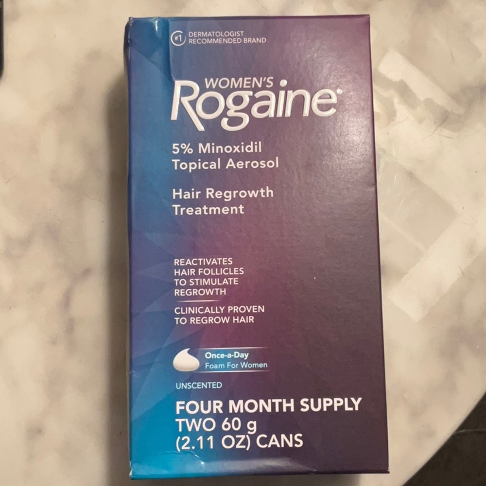 ROGAINE Womens 5% Minoxidil Topical Hair Regrowth Treatment - 4 month EXP 2024